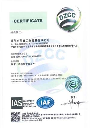 ISO9001：2015-中文版（大中机构）