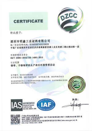 ISO14001：2015-中文版（大中机构）